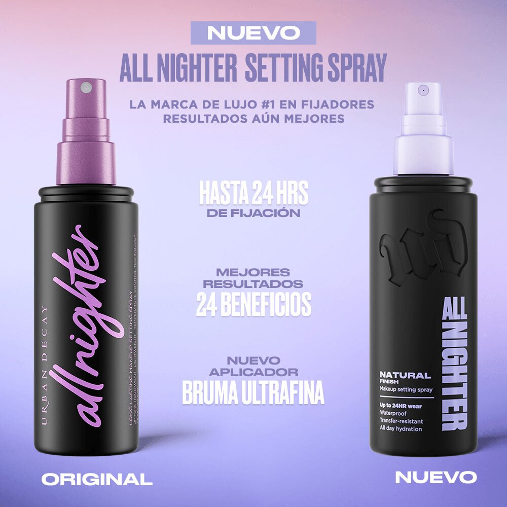 ALL NIGHTER SETTING SPRAY ORIGINAL (SPRAY FIJADOR HIDRATANTE CON ACABADO NATURAL)